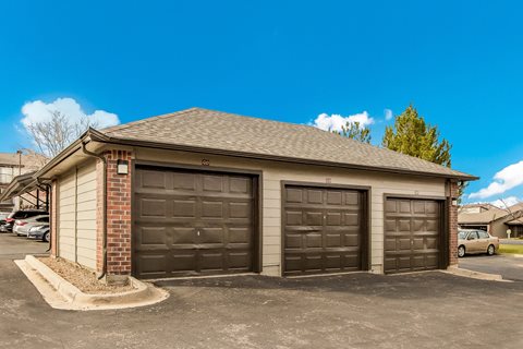 Garages at Greensview Apartments in Aurora, Colorado, CO